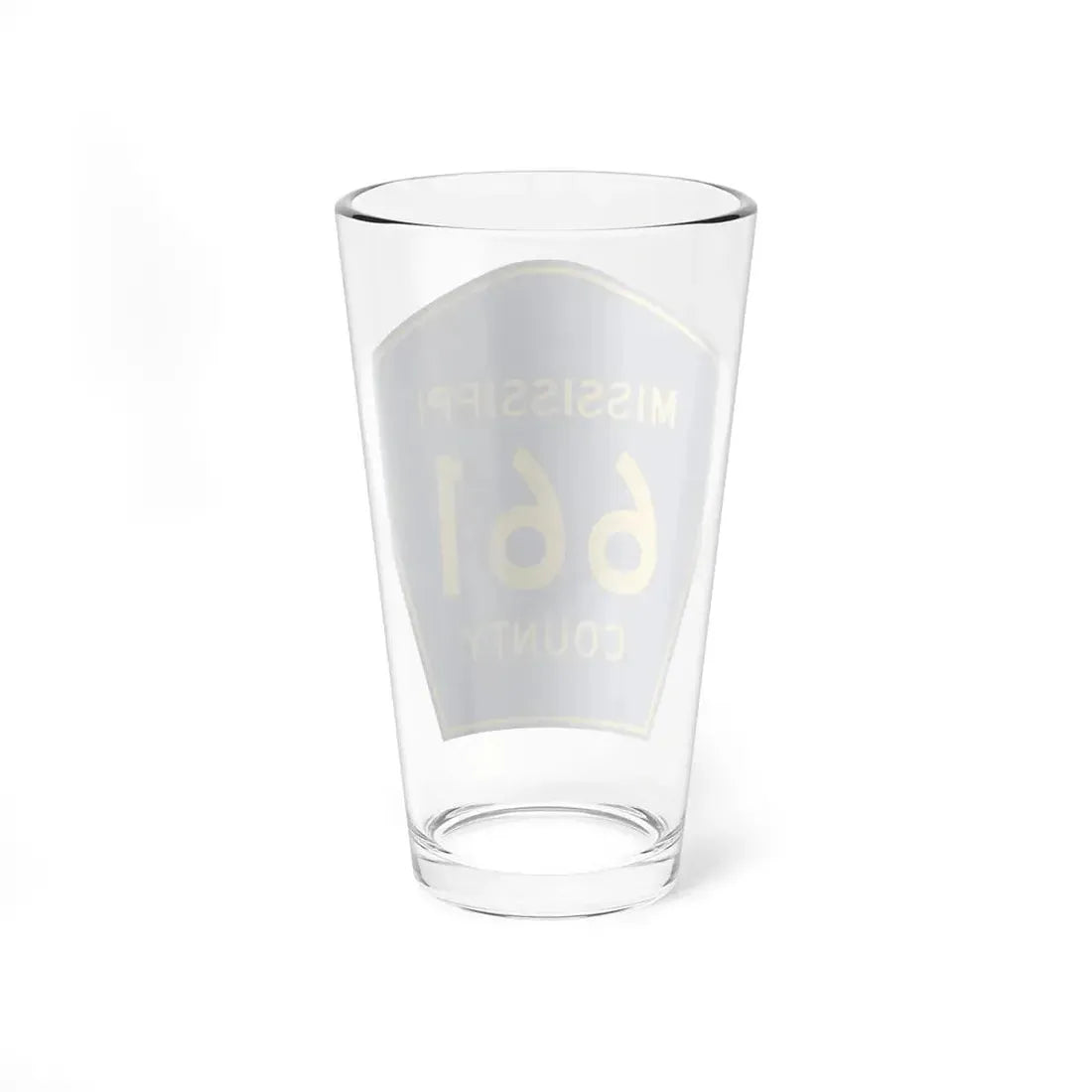 Mississippi County Route 661 AR (Arkansas) (Road Sign) Pint Glss 16oz - Go Mug Yourself