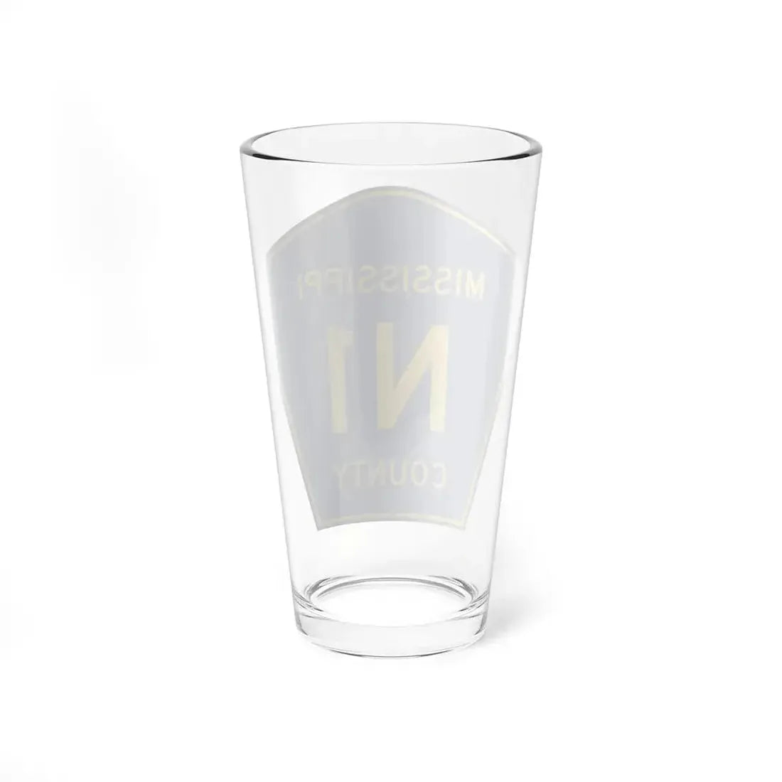Mississippi County Route N1 AR (Arkansas) (Road Sign) Pint Glss 16oz - Go Mug Yourself