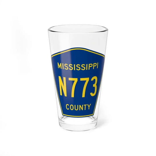 Mississippi County Route N773 AR (Arkansas) (Road Sign) Pint Glss 16oz 16oz - Go Mug Yourself