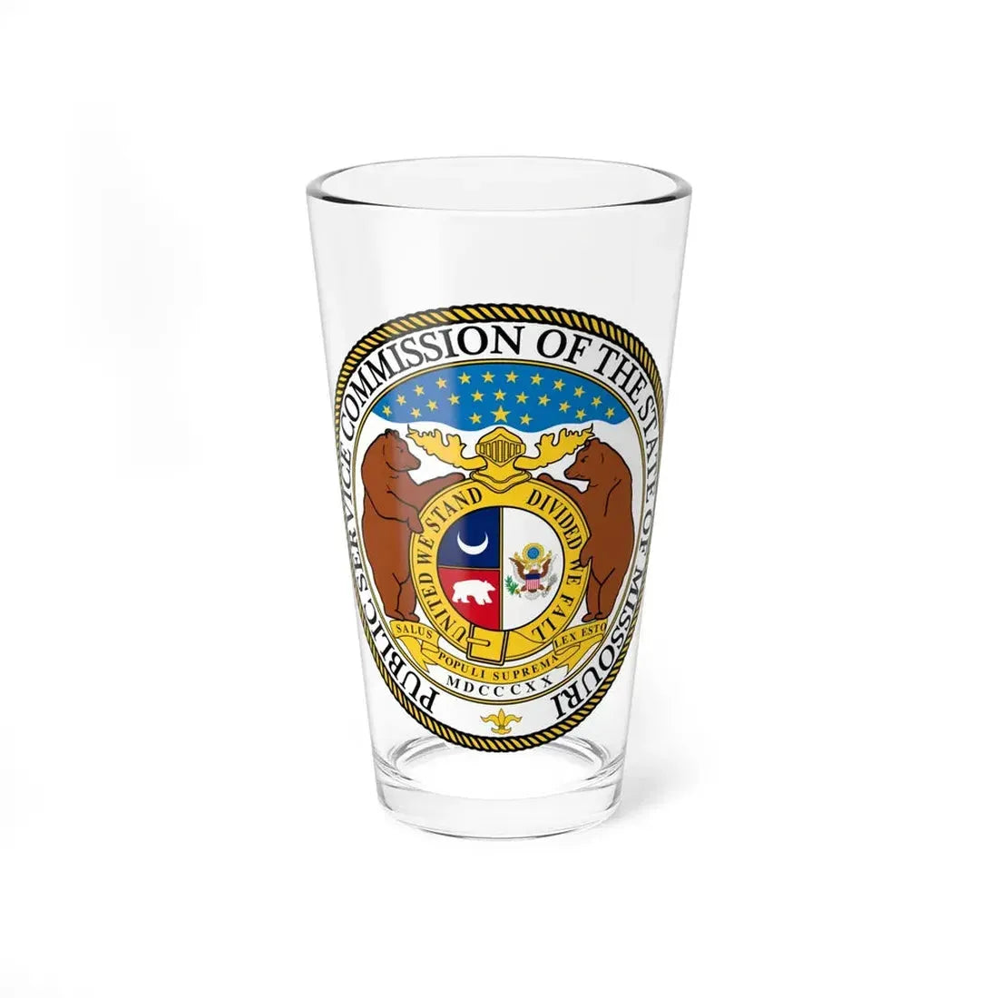 Missouri Public Service Commission - Pint Glass 16oz 16oz - Go Mug Yourself