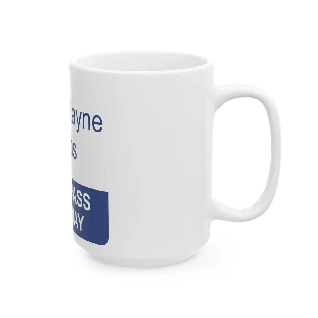 MLC Bluegrass Parkway Shield (Kentucky) (Road Sign) White Coffee Mug - Go Mug Yourself