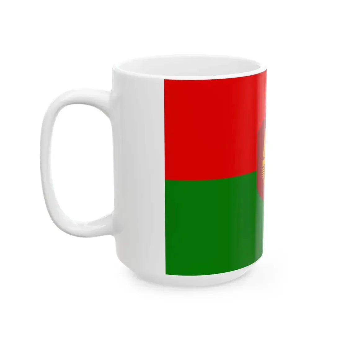 Mm-armour-flag (Myanmar) White Coffee Mug - Go Mug Yourself