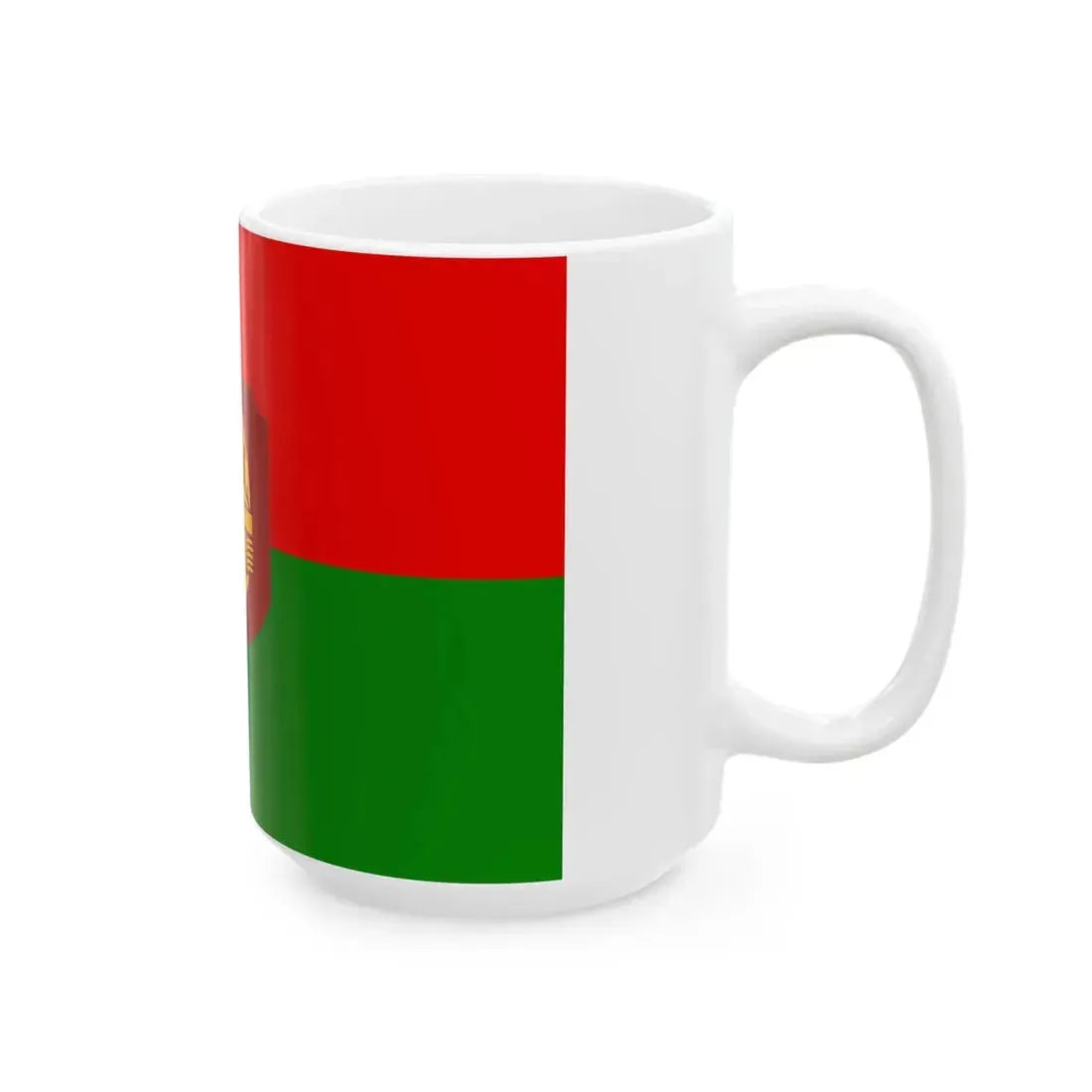 Mm-armour-flag (Myanmar) White Coffee Mug - Go Mug Yourself