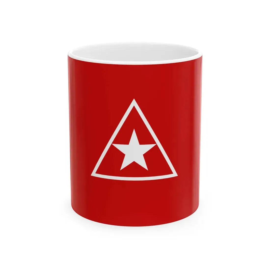 Mm-triangle-rmc (Myanmar) White Coffee Mug 11oz - Go Mug Yourself
