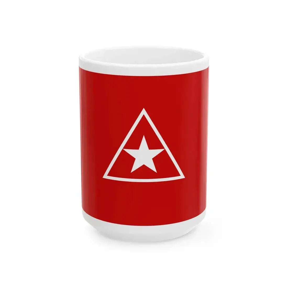 Mm-triangle-rmc (Myanmar) White Coffee Mug 15oz - Go Mug Yourself