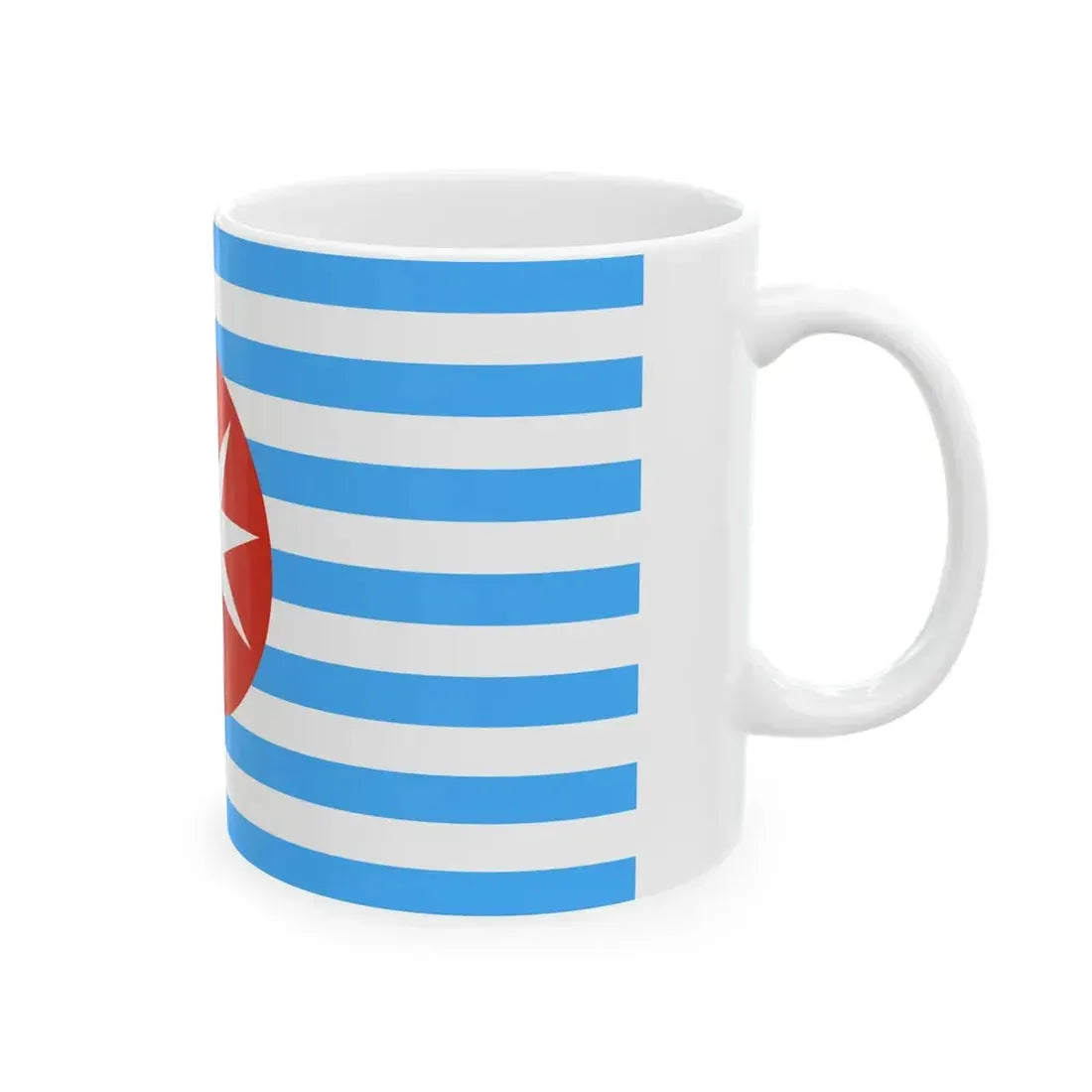 MM Western RMC Flag (Myanmar) White Coffee Mug - Go Mug Yourself