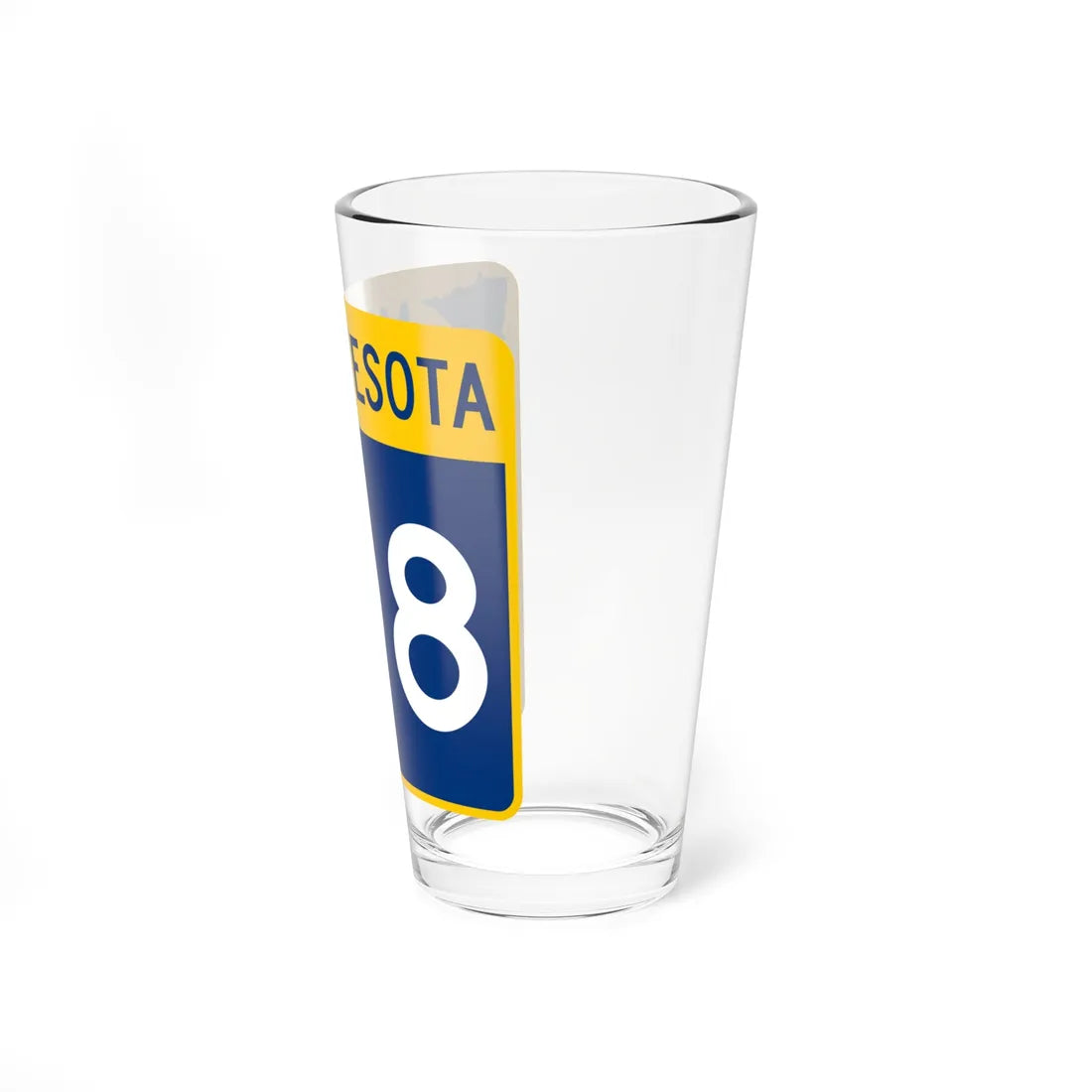 MN-108 (Minnesota) (Road Sign) Pint Glss 16oz - Go Mug Yourself