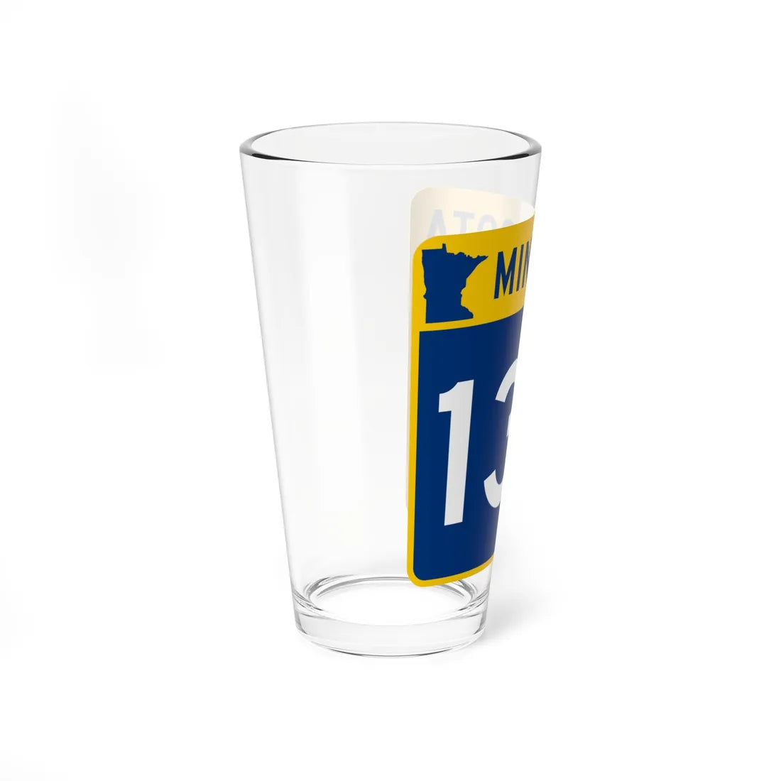 MN-135 (Minnesota) (Road Sign) Pint Glass 16oz - Go Mug Yourself