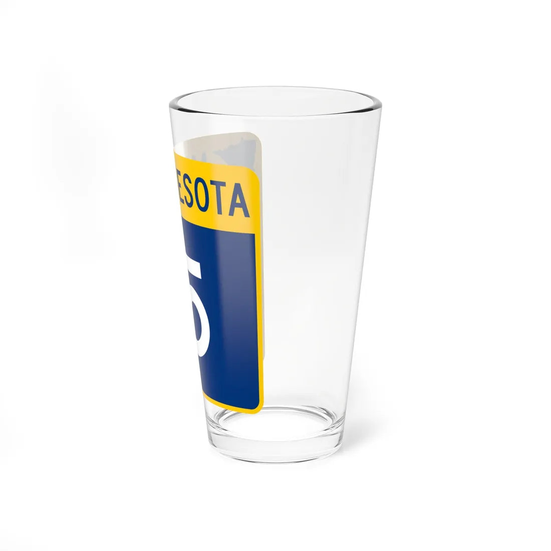 MN-15 (Minnesota) (Road Sign) Pint Glass 16oz - Go Mug Yourself