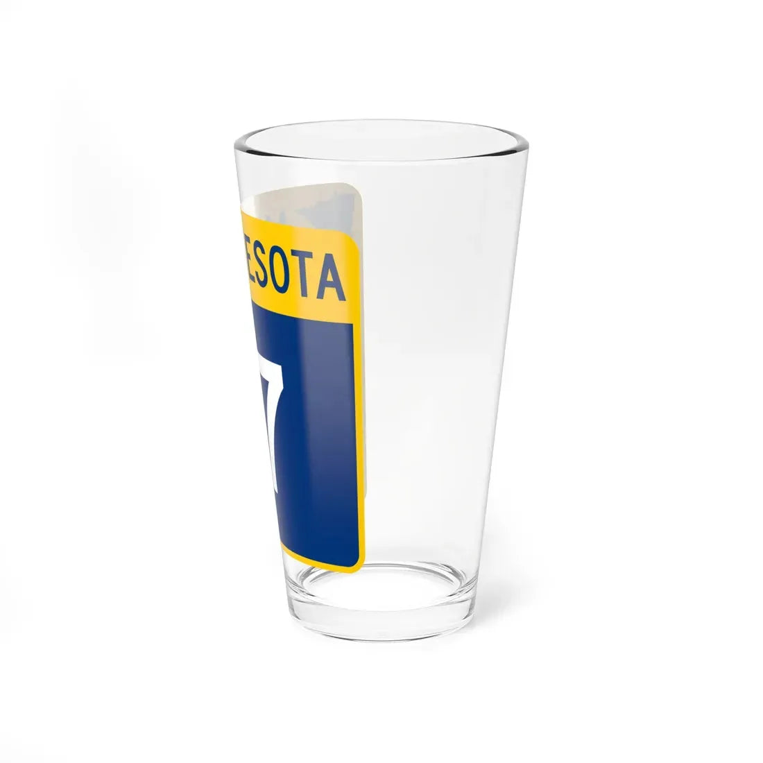 MN-17 (Minnesota) (Road Sign) Pint Glass 16oz - Go Mug Yourself