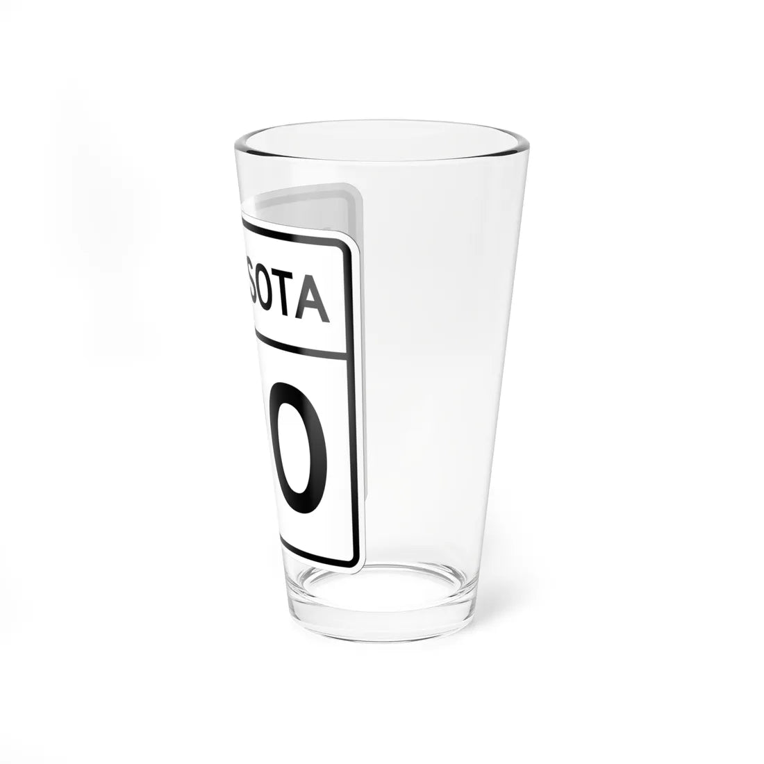 MN-190 1948 (Minnesota) (Road Sign) Pint Glass 16oz - Go Mug Yourself