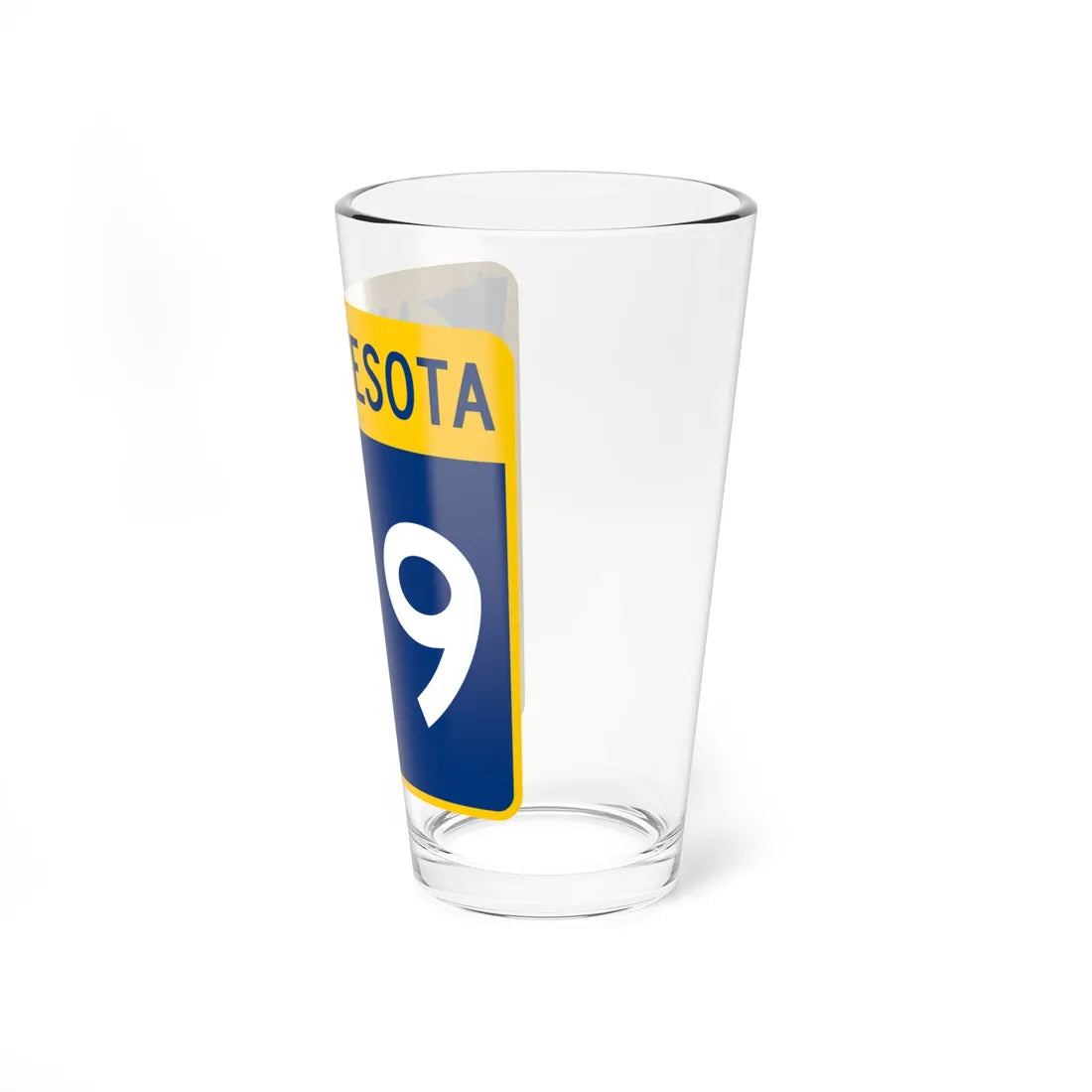 MN-219 (Minnesota) (Road Sign) Pint Glss 16oz - Go Mug Yourself