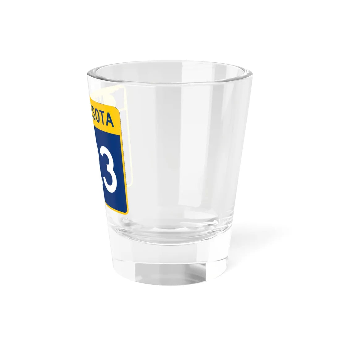 MN-223 wide (Minnesota) (Road Sign) Shot Glass 1.5oz - Go Mug Yourself