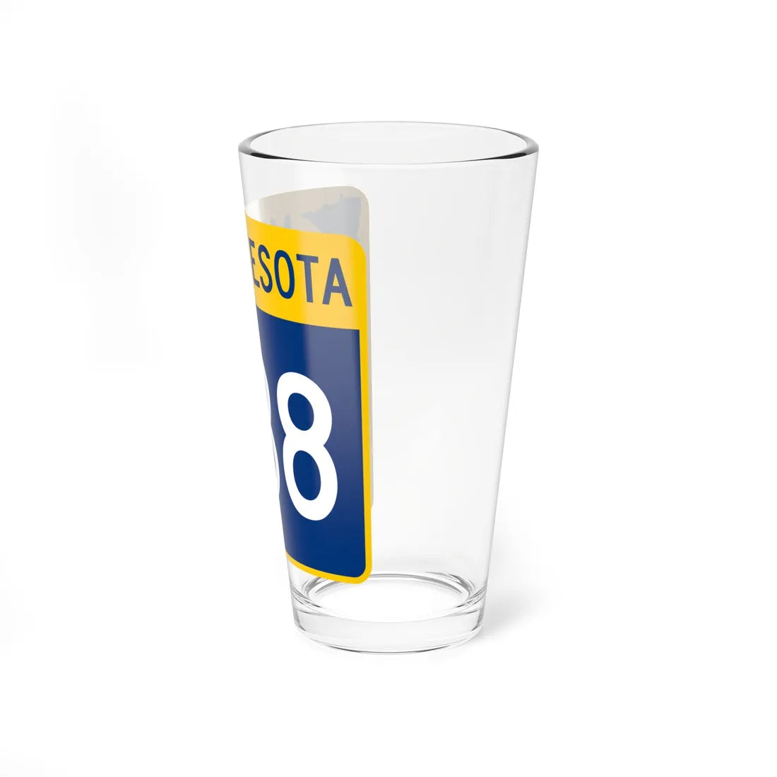 MN-238 (Minnesota) (Road Sign) Pint Glass 16oz - Go Mug Yourself