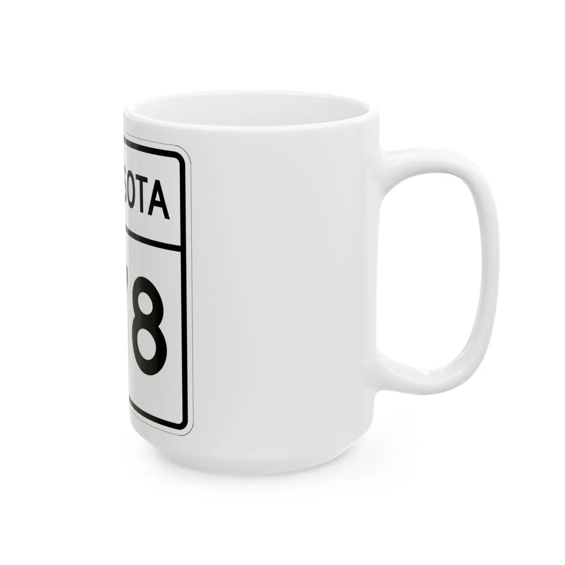 MN-278 1948 (Minnesota) (Road Sign) White Coffee Mug - Go Mug Yourself