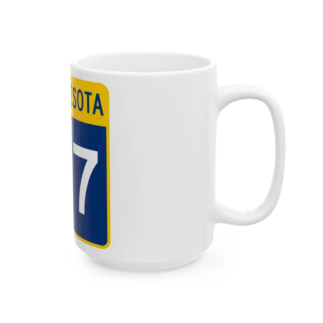 MN-317 (Minnesota) (Road Sign) White Coffee Mug - Go Mug Yourself