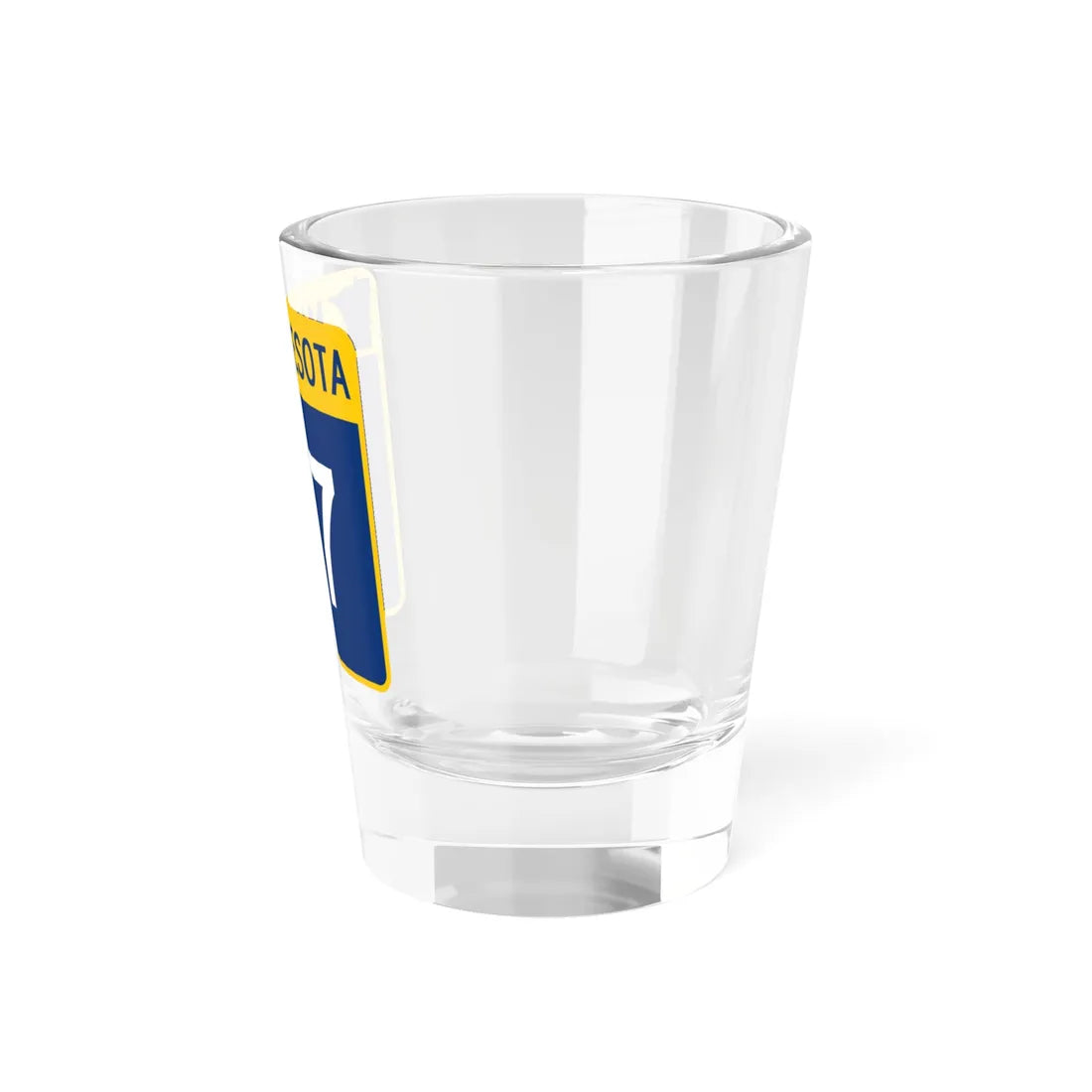MN-87 (Minnesota) (Road Sign) Shot Glass 1.5oz - Go Mug Yourself