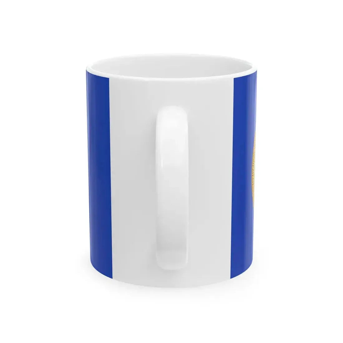 Mn flag arkhangai aimag 2014 (Mongolia) White Coffee Mug - Go Mug Yourself