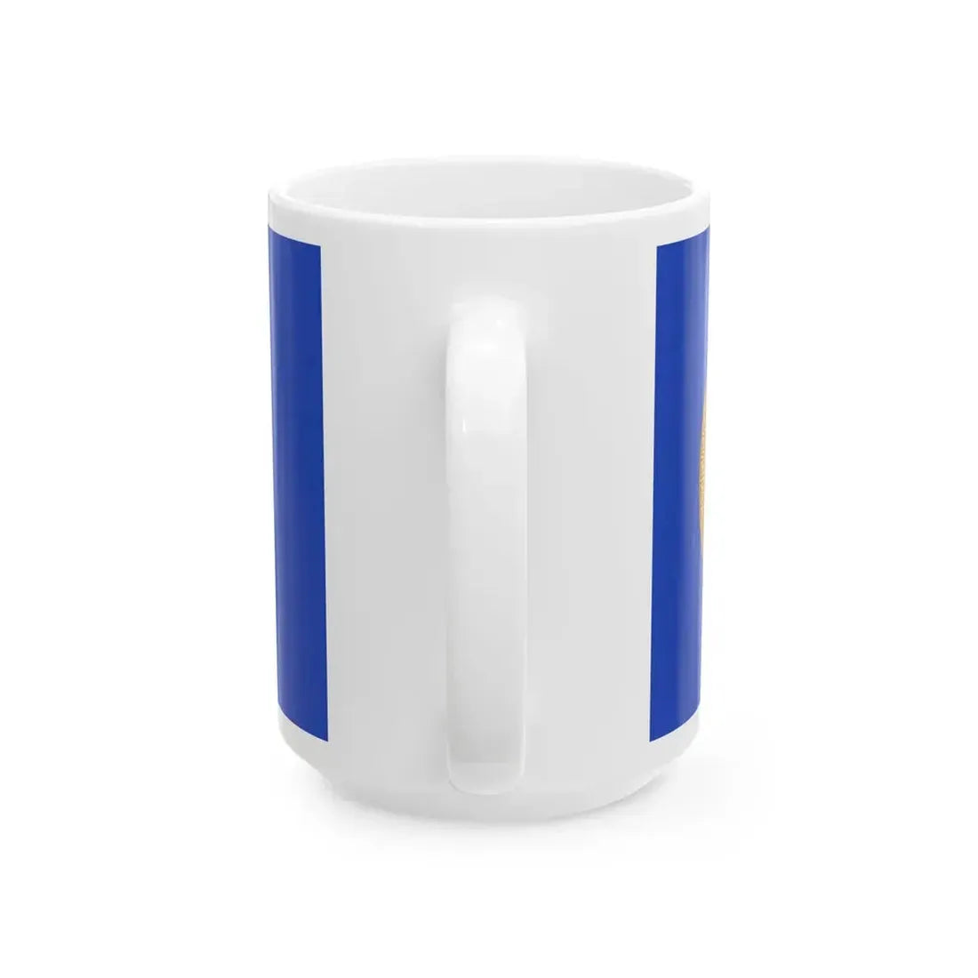 Mn flag arkhangai aimag 2014 (Mongolia) White Coffee Mug - Go Mug Yourself