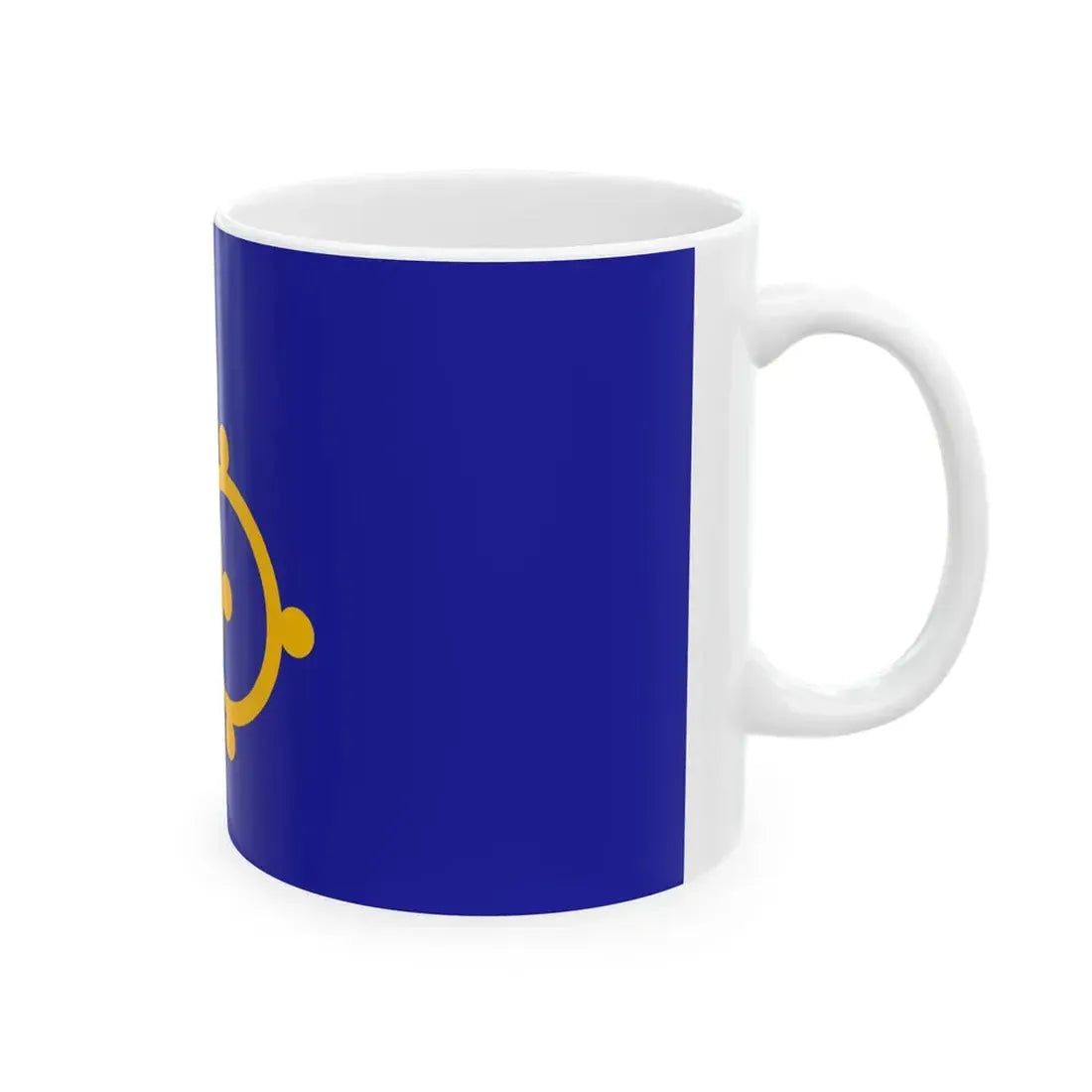 Mn flag darkhan uul aymag (Mongolia) White Coffee Mug - Go Mug Yourself
