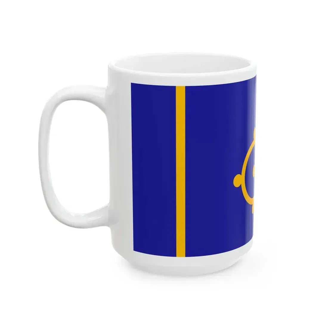 Mn flag darkhan uul aymag (Mongolia) White Coffee Mug - Go Mug Yourself