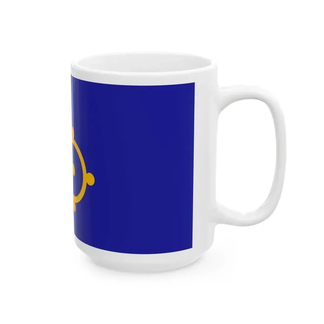 Mn flag darkhan uul aymag (Mongolia) White Coffee Mug - Go Mug Yourself