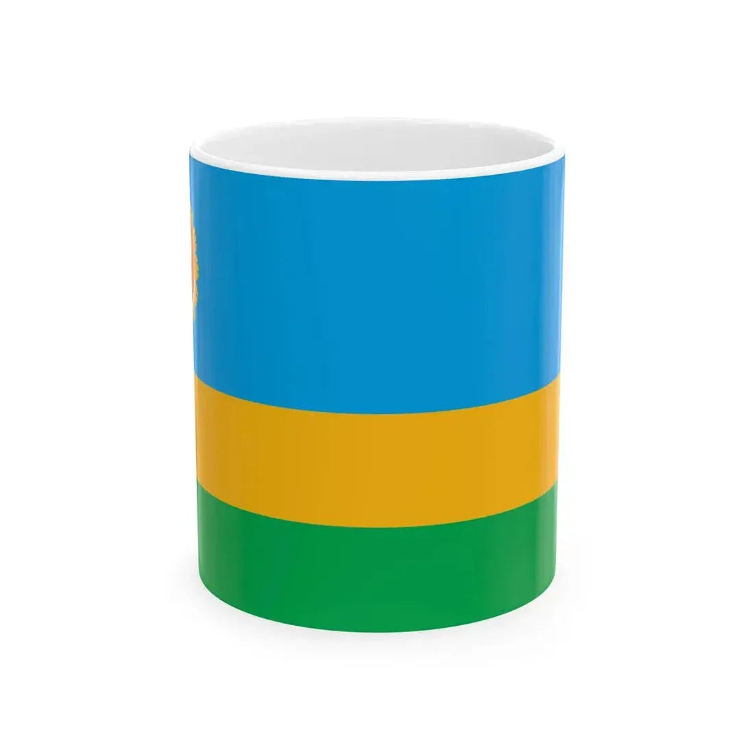 Mn flag dornogovi aimag 2011 (Mongolia) White Coffee Mug 11oz - Go Mug Yourself