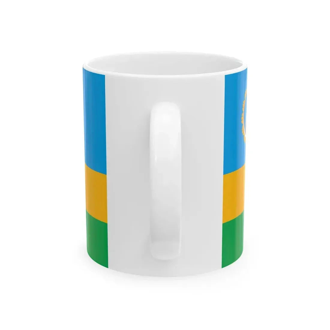 Mn flag dornogovi aimag 2011 (Mongolia) White Coffee Mug - Go Mug Yourself