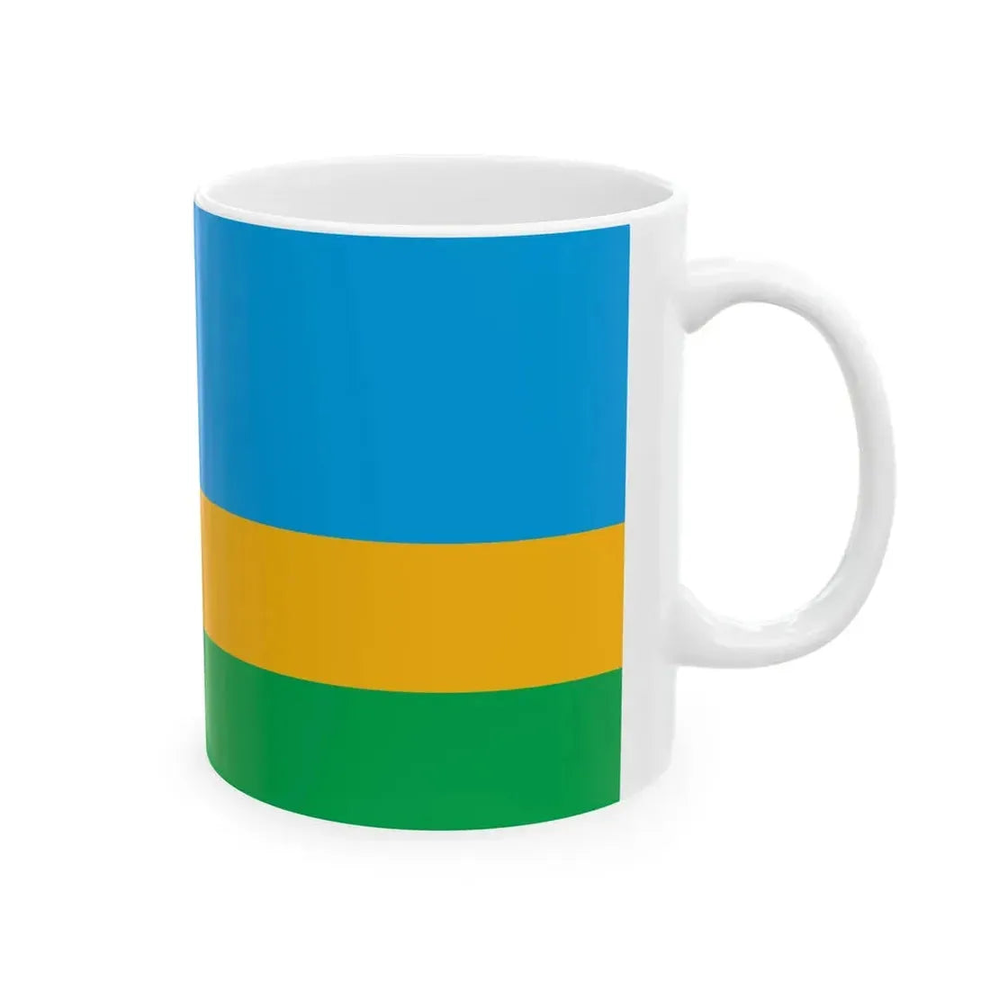 Mn flag dornogovi aimag 2011 (Mongolia) White Coffee Mug - Go Mug Yourself