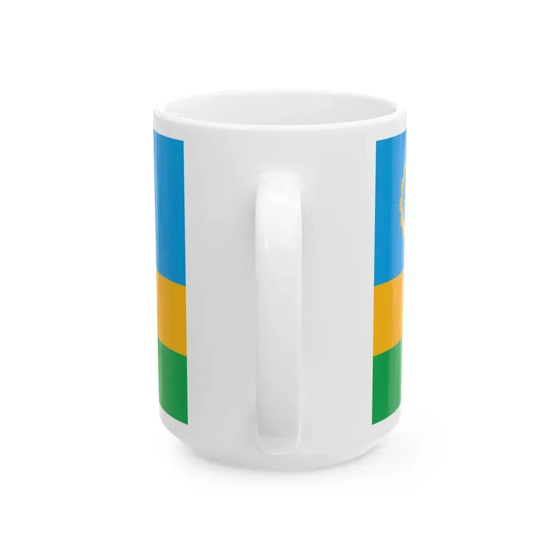 Mn flag dornogovi aimag 2011 (Mongolia) White Coffee Mug - Go Mug Yourself