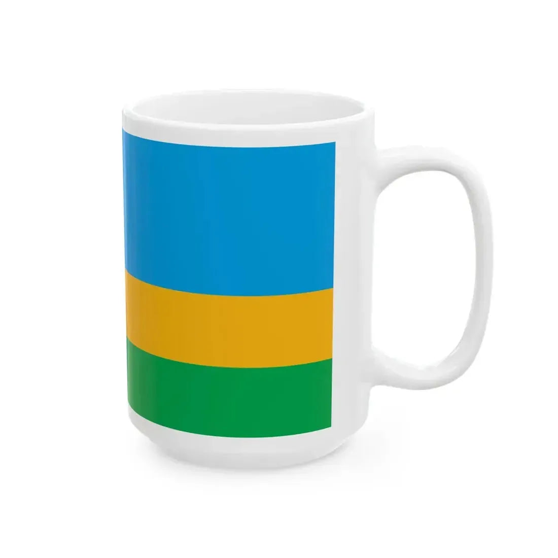 Mn flag dornogovi aimag 2011 (Mongolia) White Coffee Mug - Go Mug Yourself