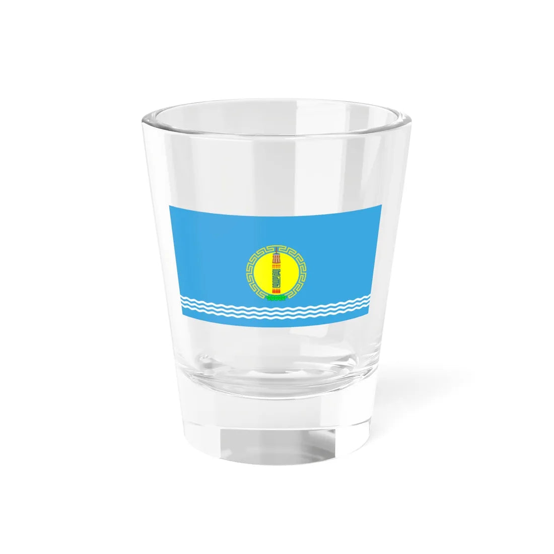 Mn flag khövsgöl aimag 2014 (Mongolia) Shot Glass 1.5oz - Go Mug Yourself