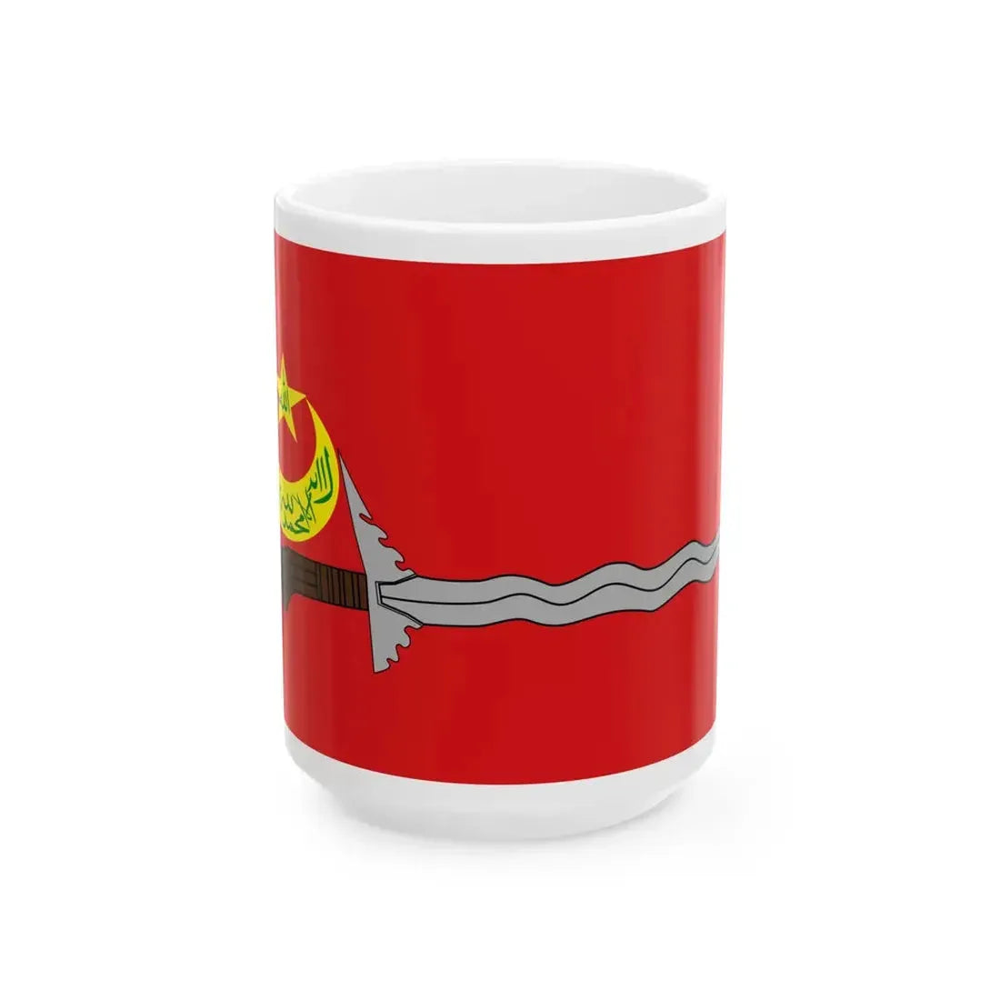 MNLF flag (Philippines) White Coffee Mug 15oz - Go Mug Yourself