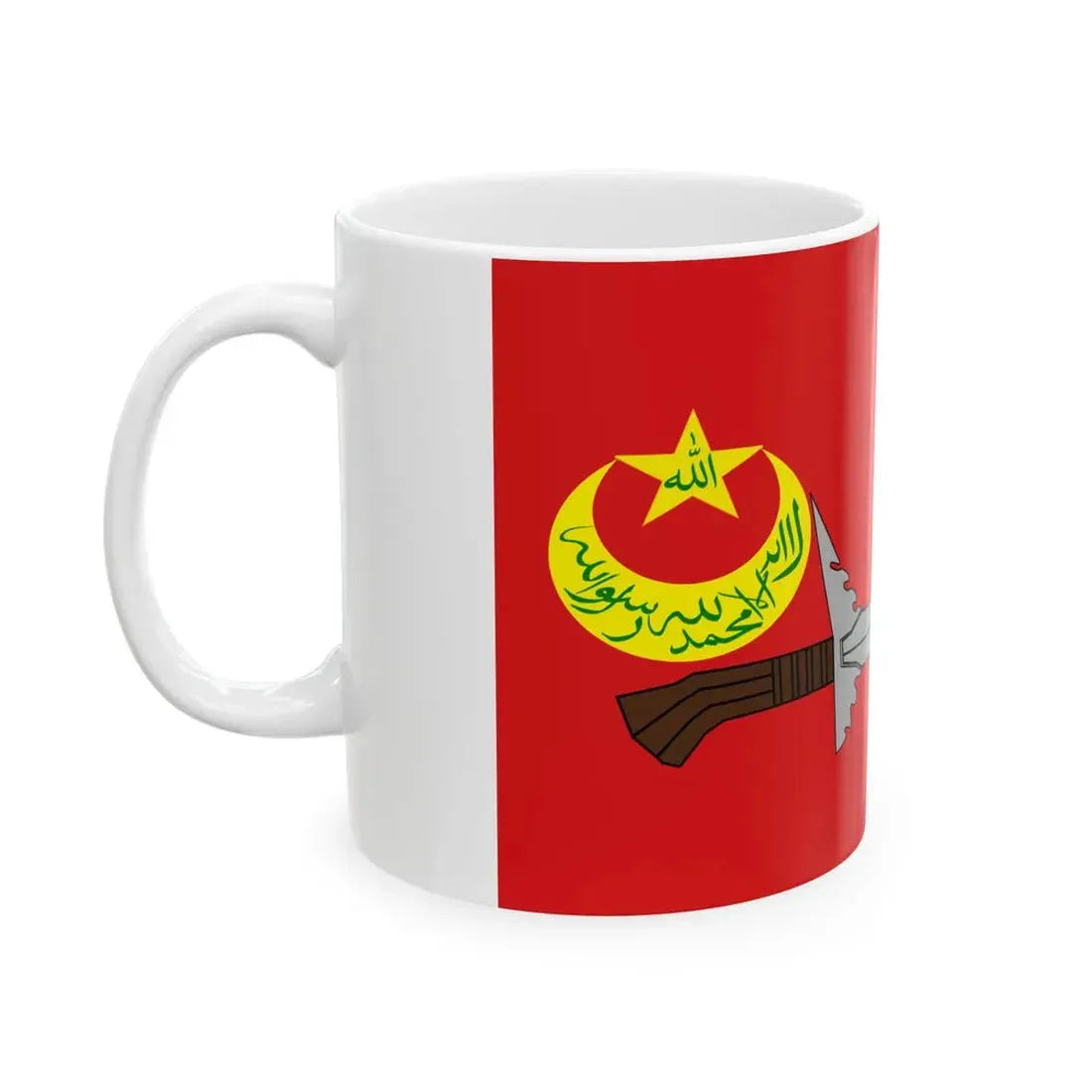 MNLF flag (Philippines) White Coffee Mug - Go Mug Yourself
