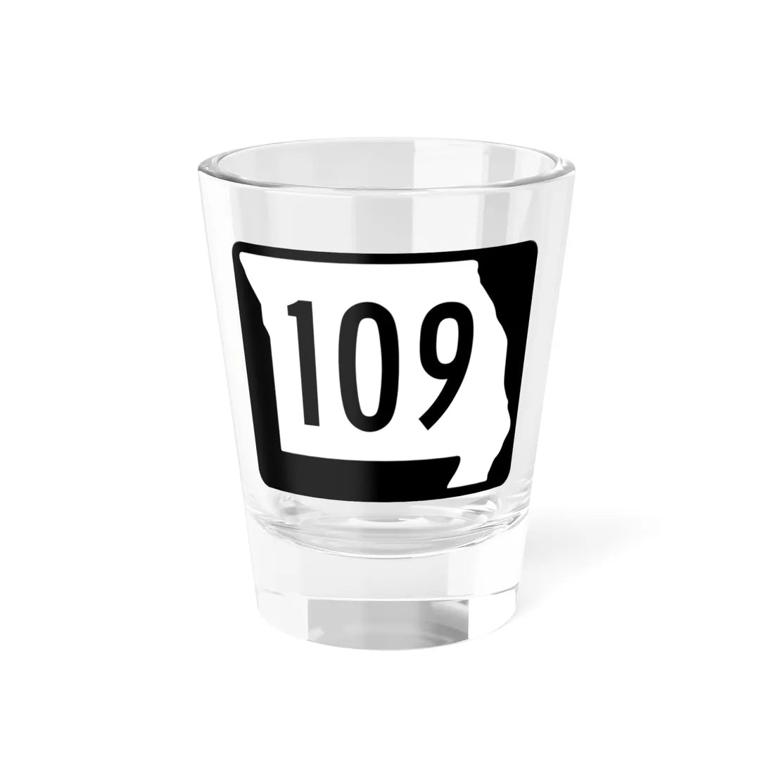MO-109 (Missouri) (Road Sign) Shot Glass 1.5oz 1.5oz - Go Mug Yourself