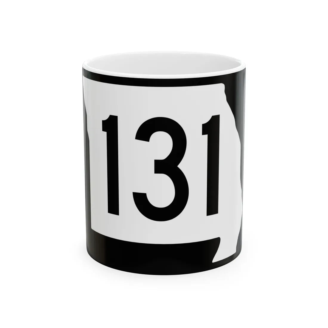 MO-131 (Missouri) (Road Sign) White Coffee Mug 11oz - Go Mug Yourself