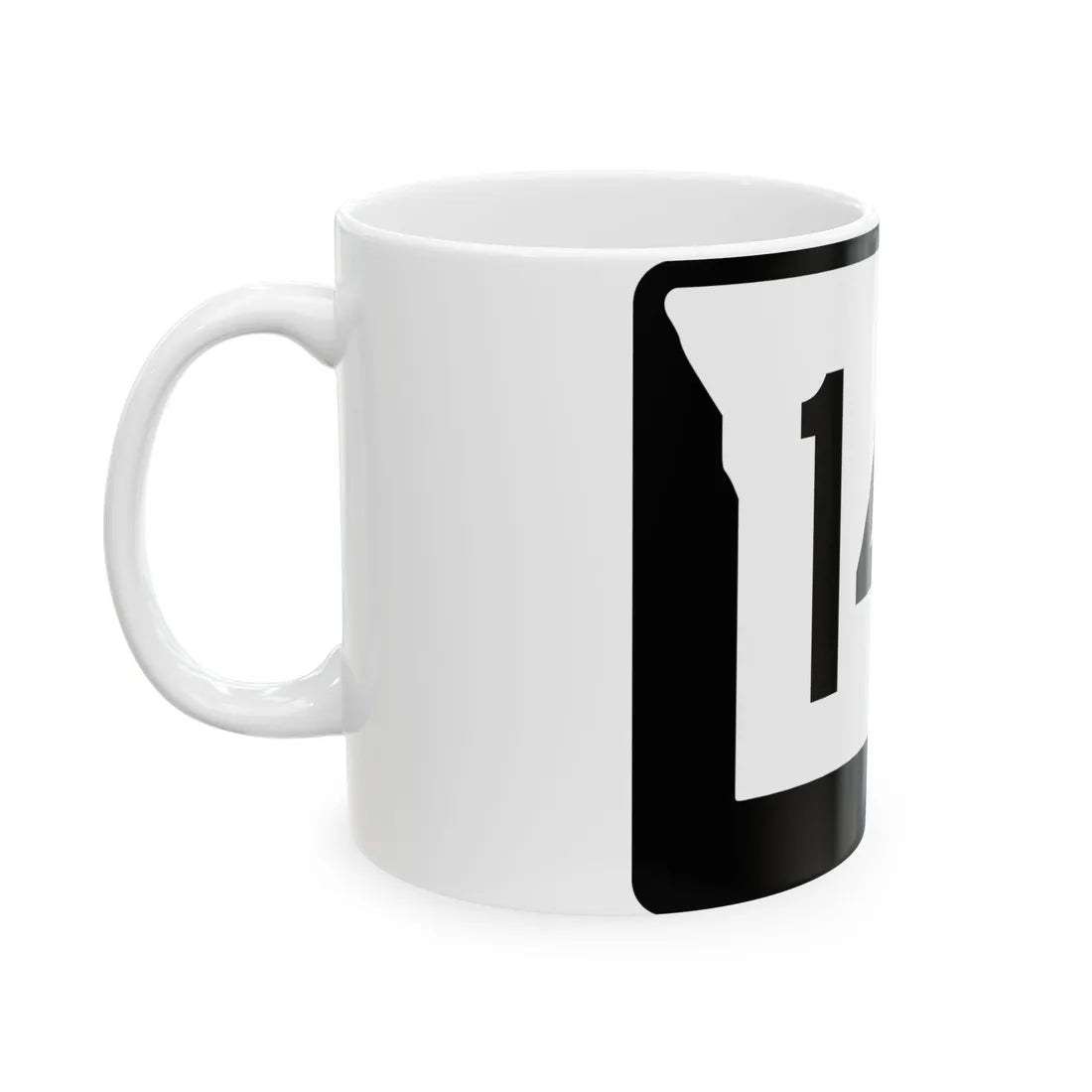 MO-141 (Missouri) (Road Sign) White Coffee Mug - Go Mug Yourself