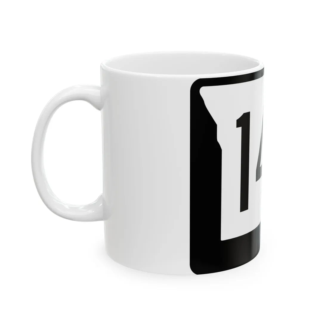 MO-144 (Missouri) (Road Sign) White Coffee Mug - Go Mug Yourself