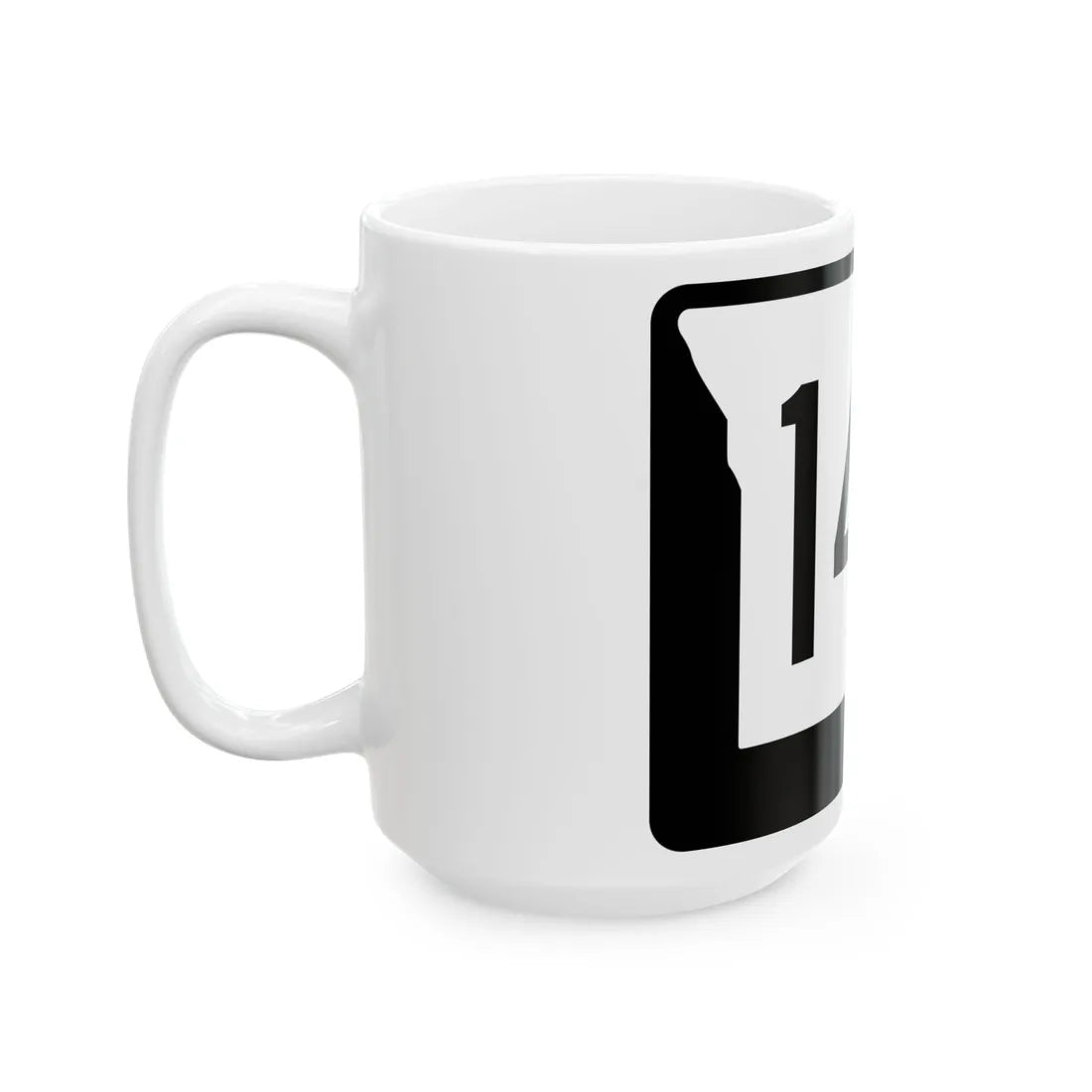 MO-144 (Missouri) (Road Sign) White Coffee Mug - Go Mug Yourself