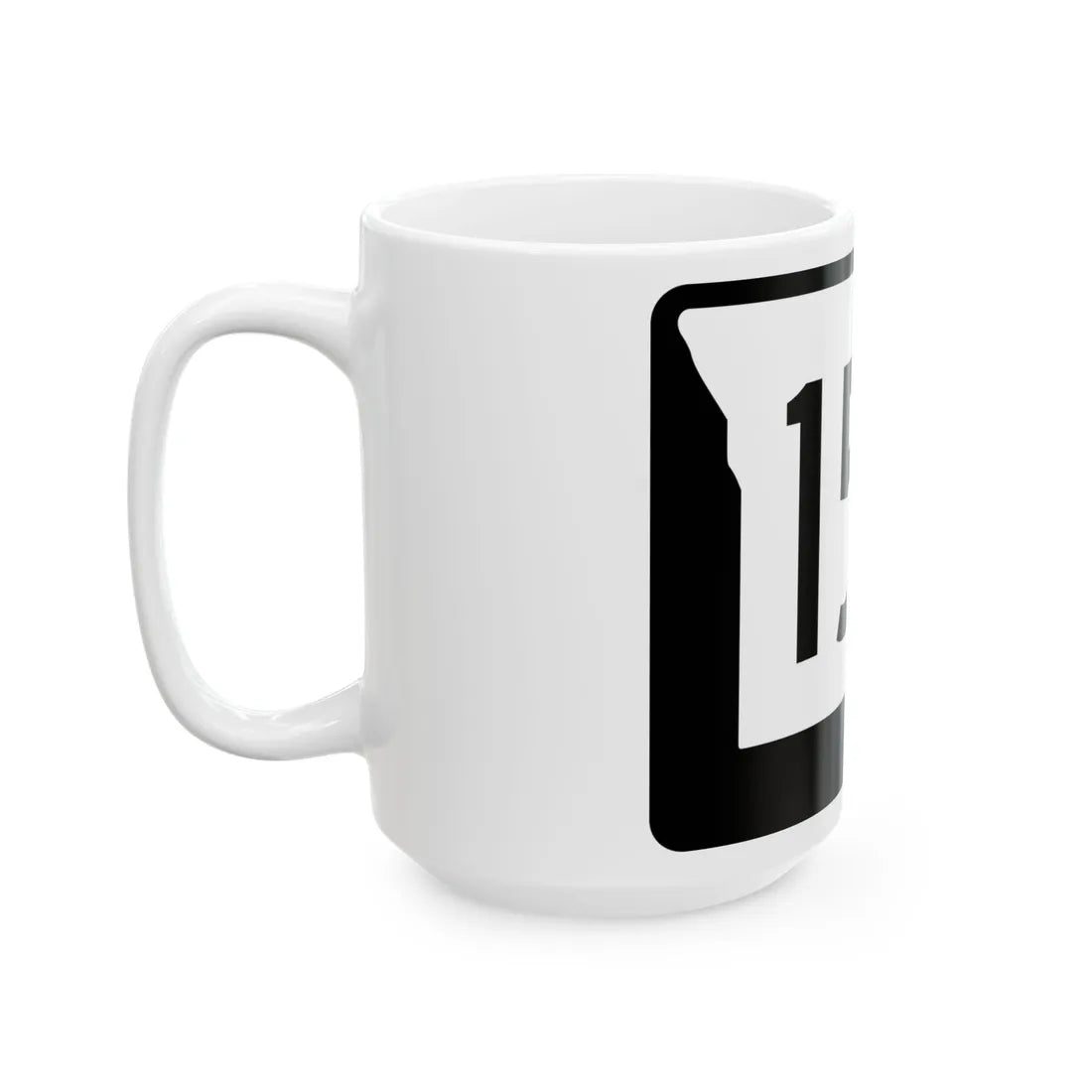 MO-154 (Missouri) (Road Sign) White Coffee Mug - Go Mug Yourself