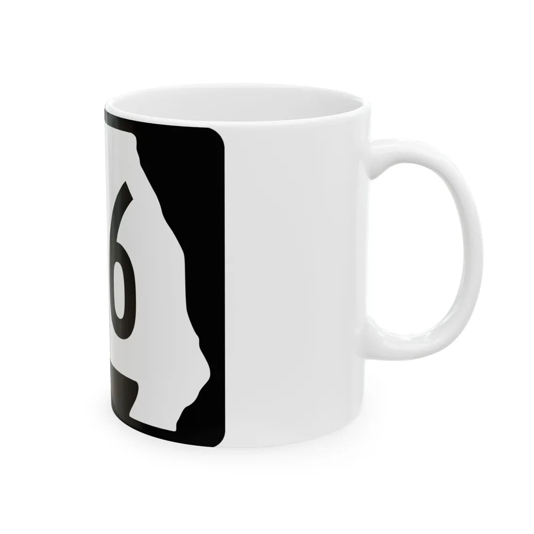 MO-156 (Missouri) (Road Sign) White Coffee Mug - Go Mug Yourself