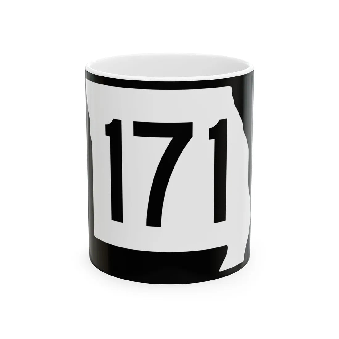 MO-171 (Missouri) (Road Sign) White Coffee Mug 11oz - Go Mug Yourself
