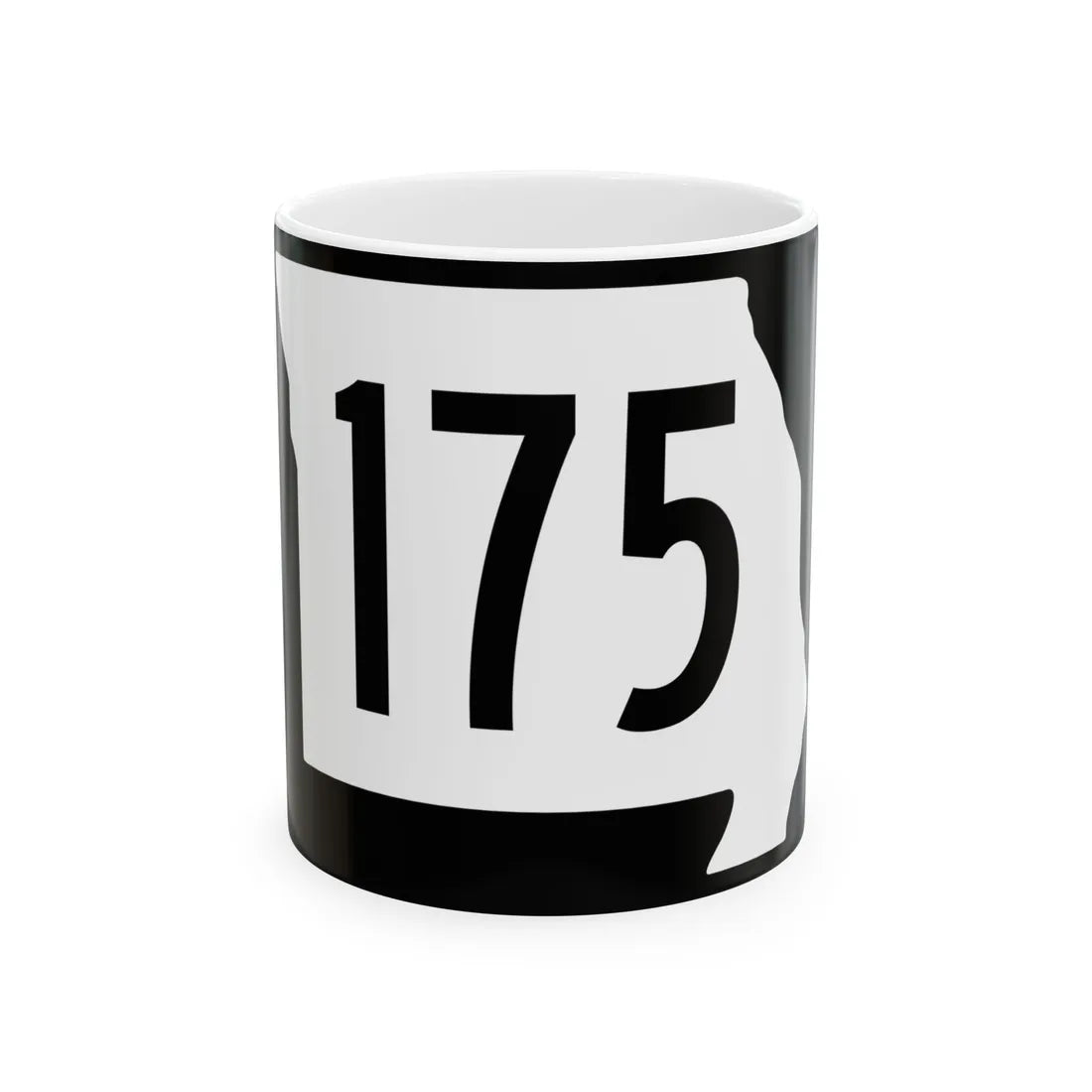 MO-175 (Missouri) (Road Sign) White Coffee Mug 11oz - Go Mug Yourself