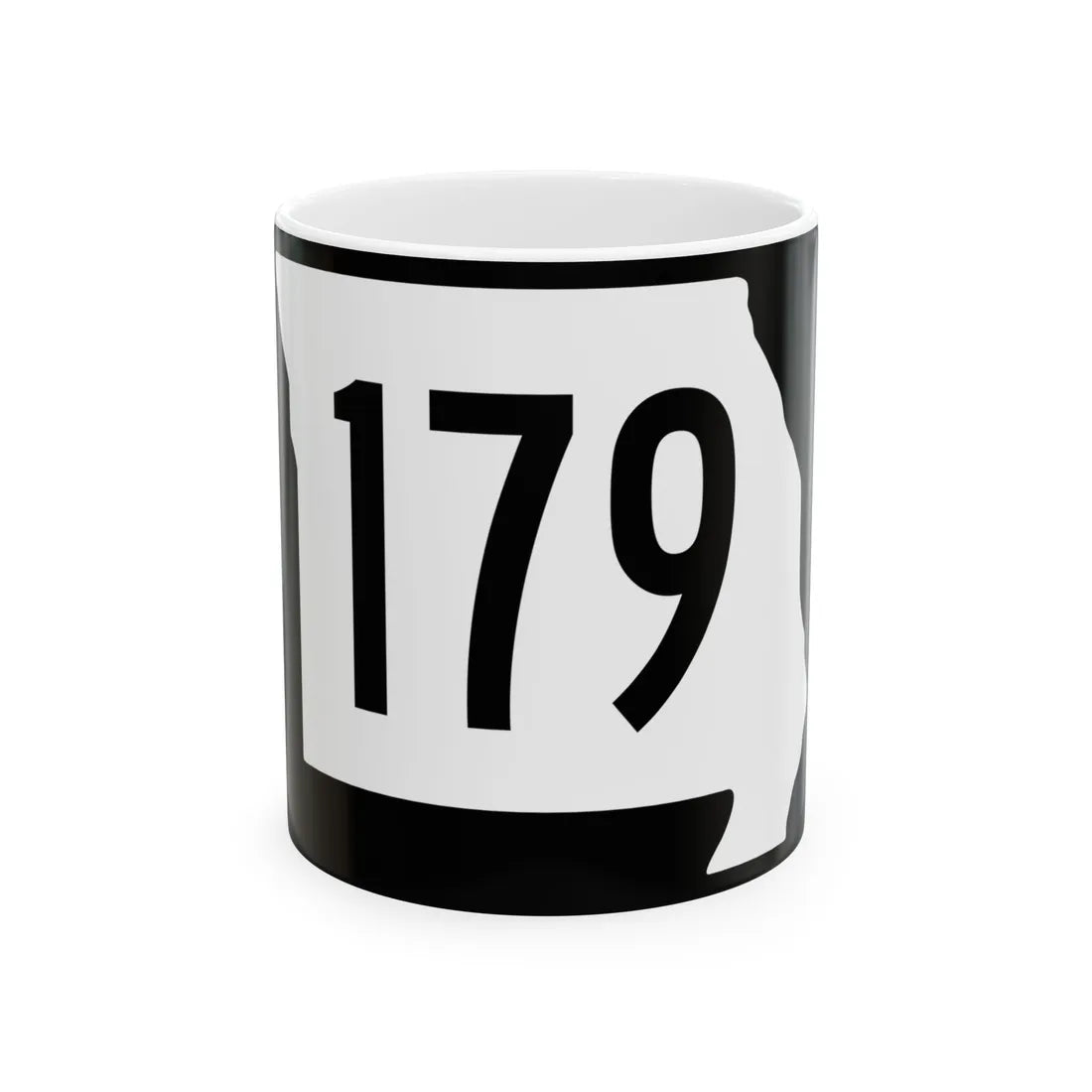 MO-179 (Missouri) (Road Sign) White Coffee Mug 11oz - Go Mug Yourself