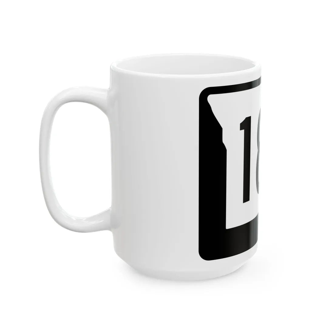 MO-180 (Missouri) (Road Sign) White Coffee Mug - Go Mug Yourself