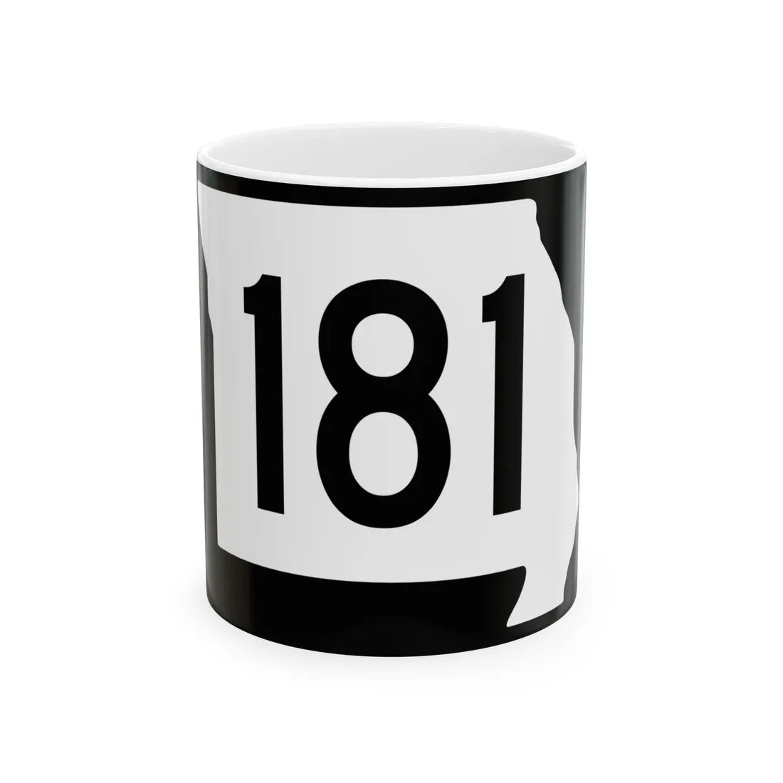 MO-181 (Missouri) (Road Sign) White Coffee Mug 11oz - Go Mug Yourself