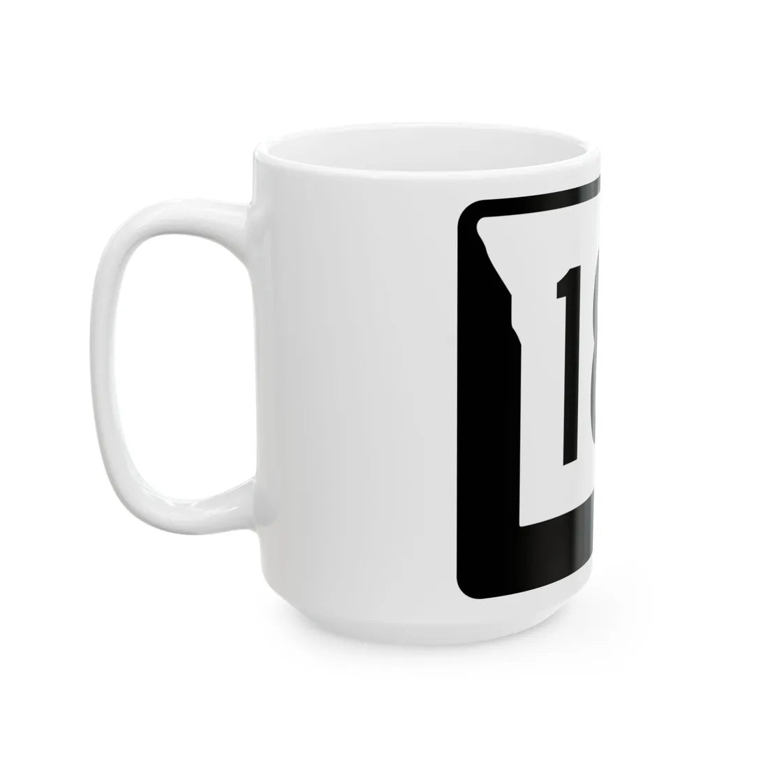 MO-185 (Missouri) (Road Sign) White Coffee Mug - Go Mug Yourself