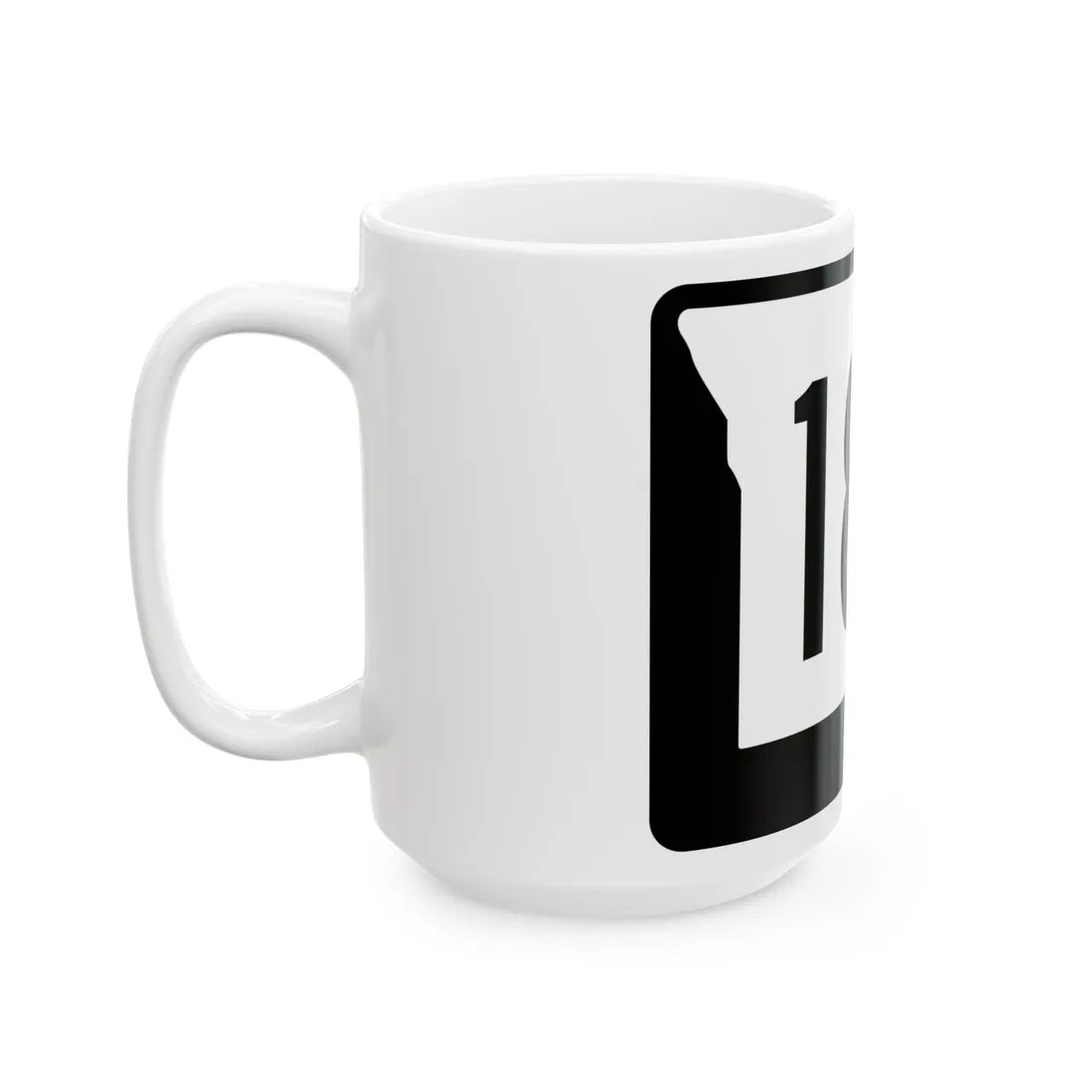 MO-187 (Missouri) (Road Sign) White Coffee Mug - Go Mug Yourself