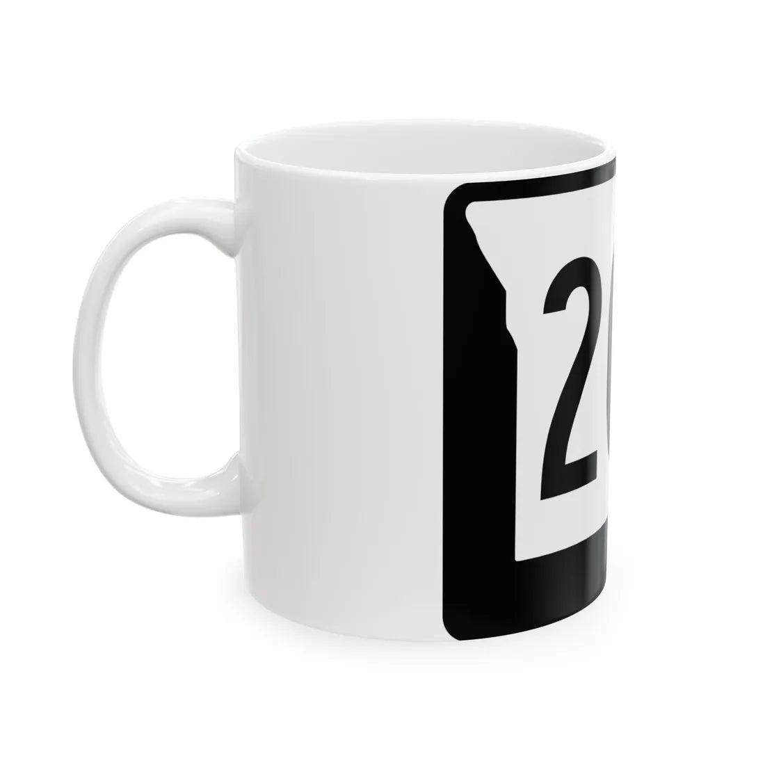MO-202 (Missouri) (Road Sign) White Coffee Mug - Go Mug Yourself