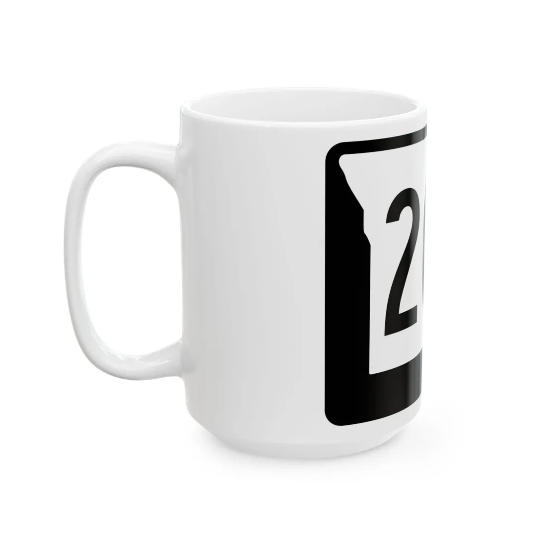 MO-202 (Missouri) (Road Sign) White Coffee Mug - Go Mug Yourself